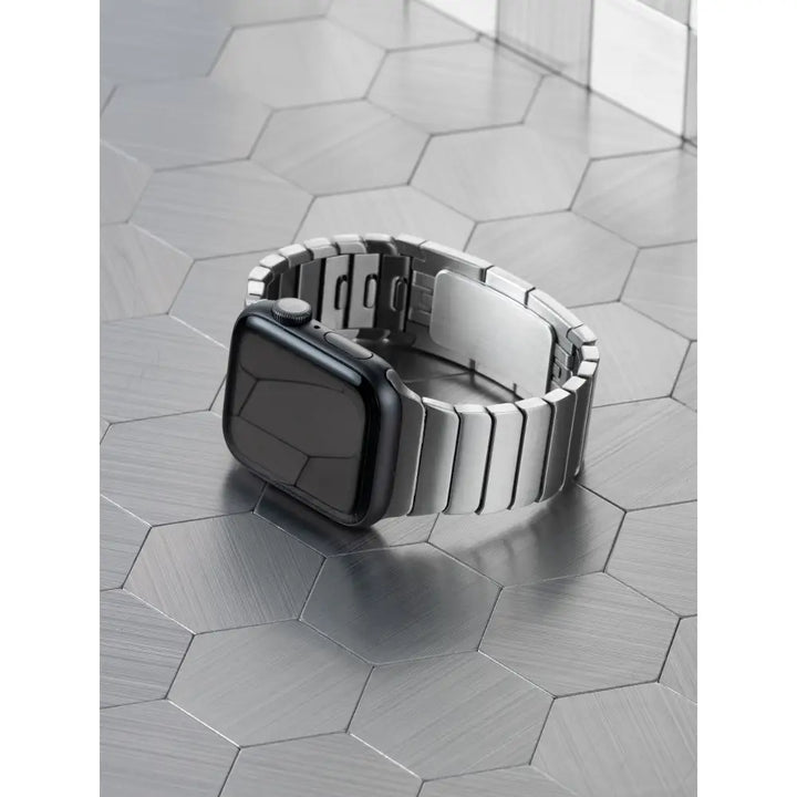 Gliederarmband Premium für Apple Watch Verstellbar Höchste Qualität Komfort und Eleganz vereint - Watchoop - Hergestellt in Europa