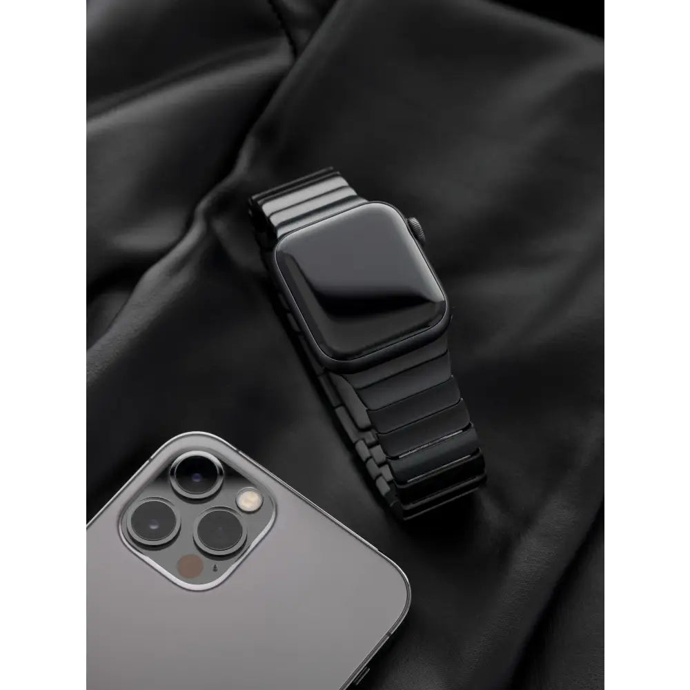 Gliederarmband Premium für Apple Watch Verstellbar Höchste Qualität Komfort und Eleganz vereint - Watchoop - Hergestellt in Europa